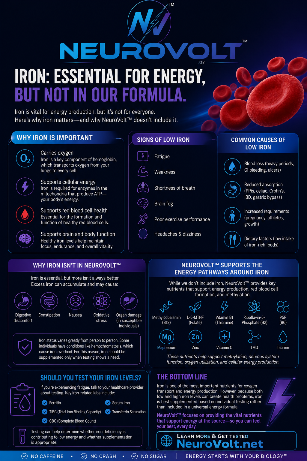 Iron: Essential for Energy, But Not Right for Every Formula