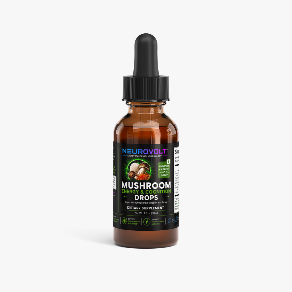 NeuroVolt™ Mushroom Energy & Cognition Drops