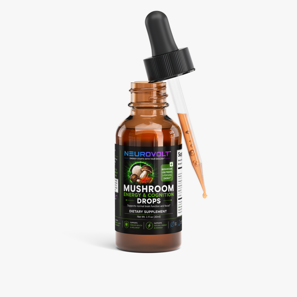 NeuroVolt™ Mushroom Energy & Cognition Drops