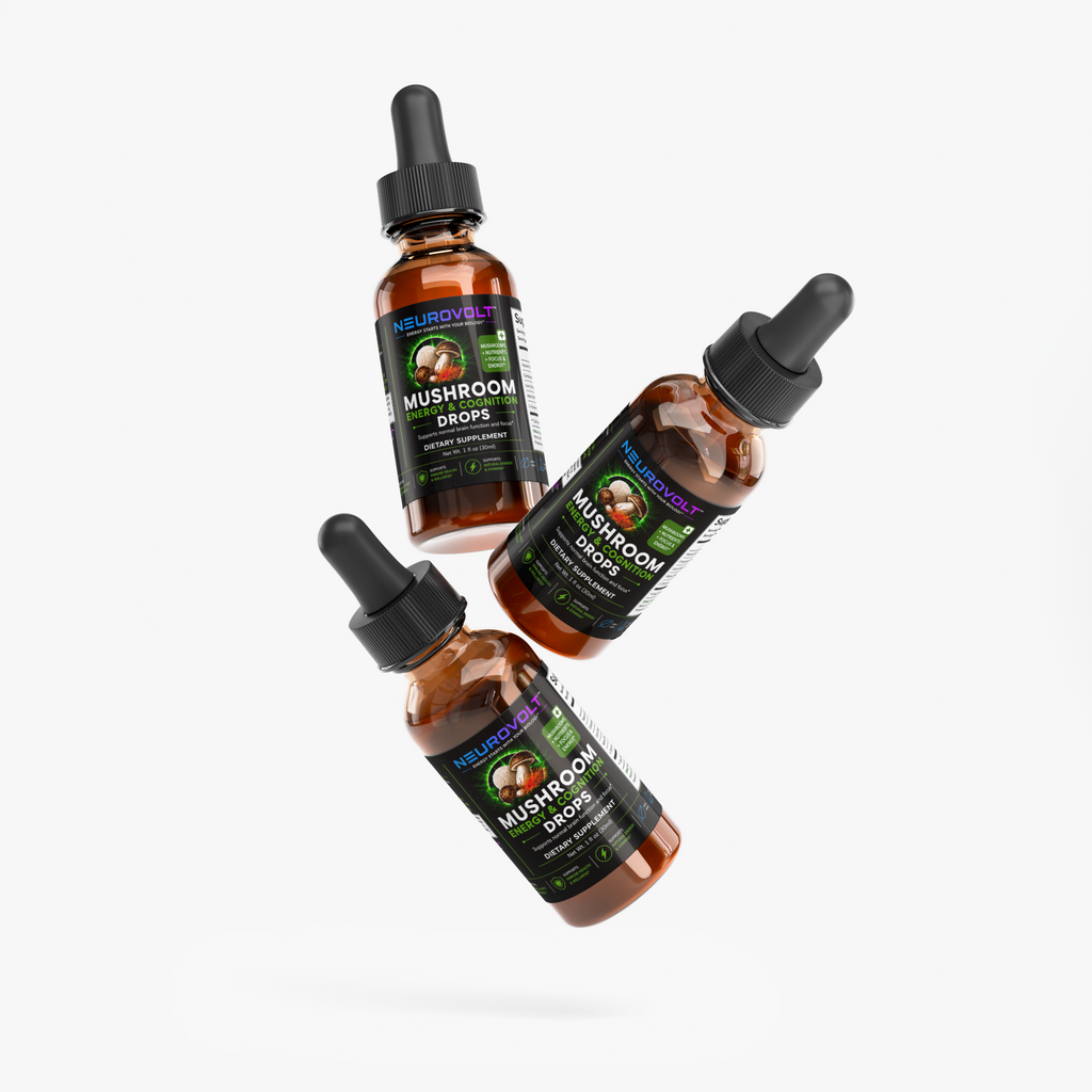 NeuroVolt™ Mushroom Energy & Cognition Drops