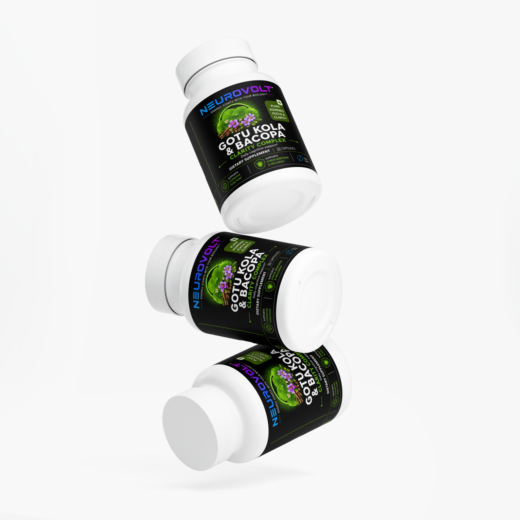 NeuroVolt™ Gotu Kola & Bacopa Clarity Complex