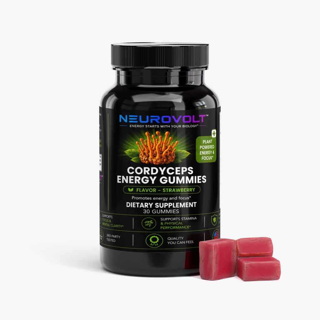 NeuroVolt™ Cordyceps Energy Gummies