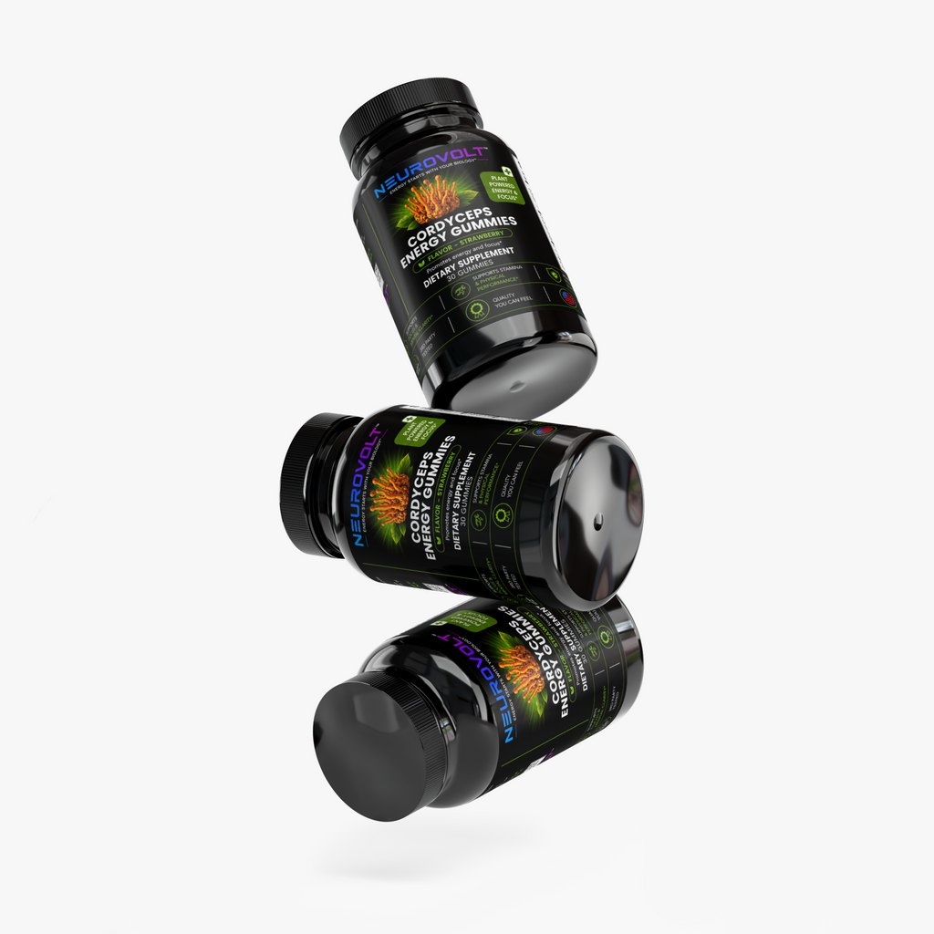 NeuroVolt™ Cordyceps Energy Gummies