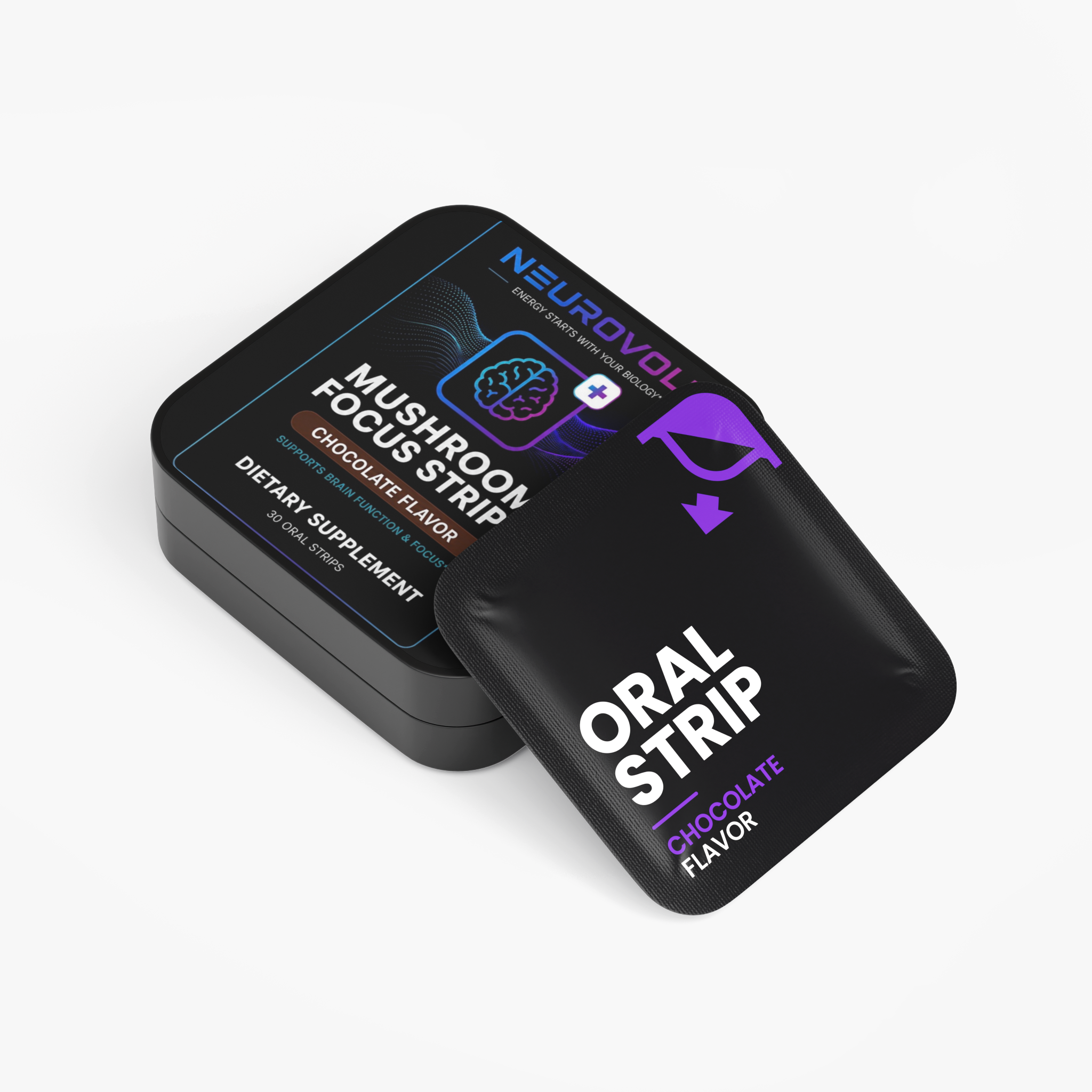 NeuroVolt™ Mushroom Focus Strips