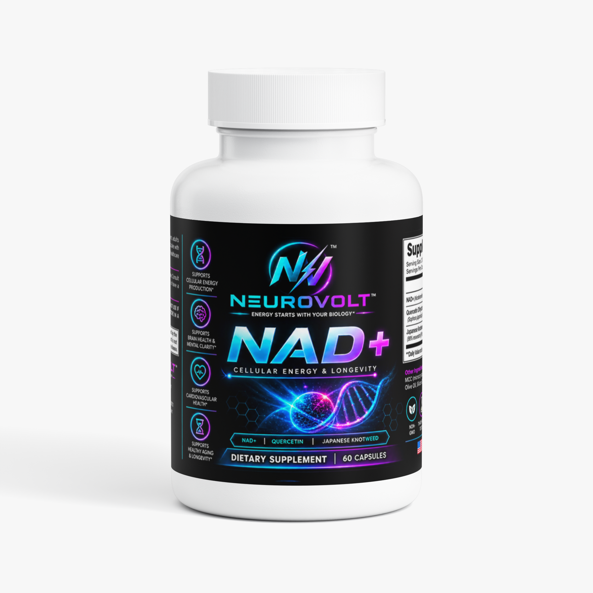 NeuroVolt™ NAD+ — Cellular Energy & Healthy Aging Support*