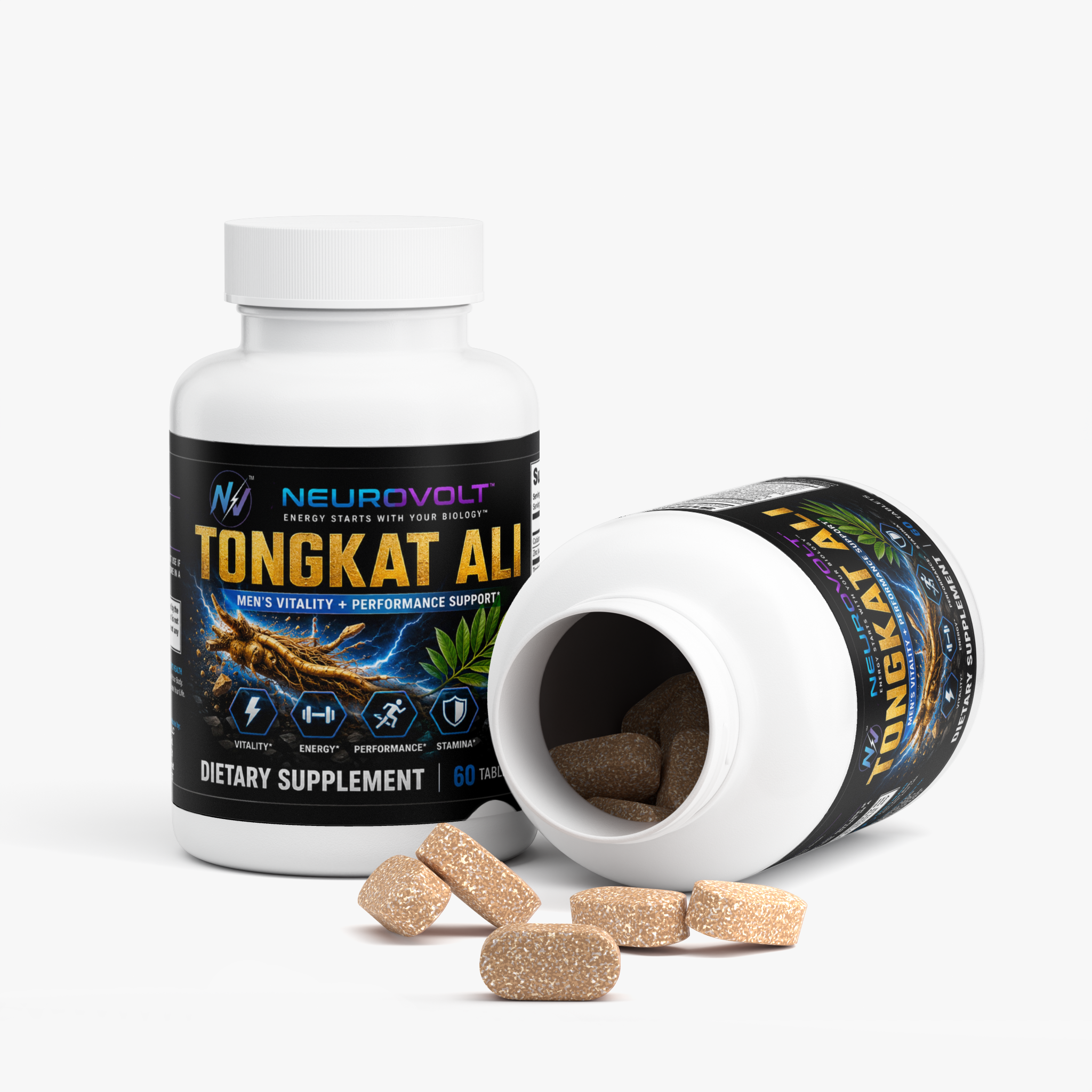 NeuroVolt™ Tongkat Ali — Men’s Vitality + Performance