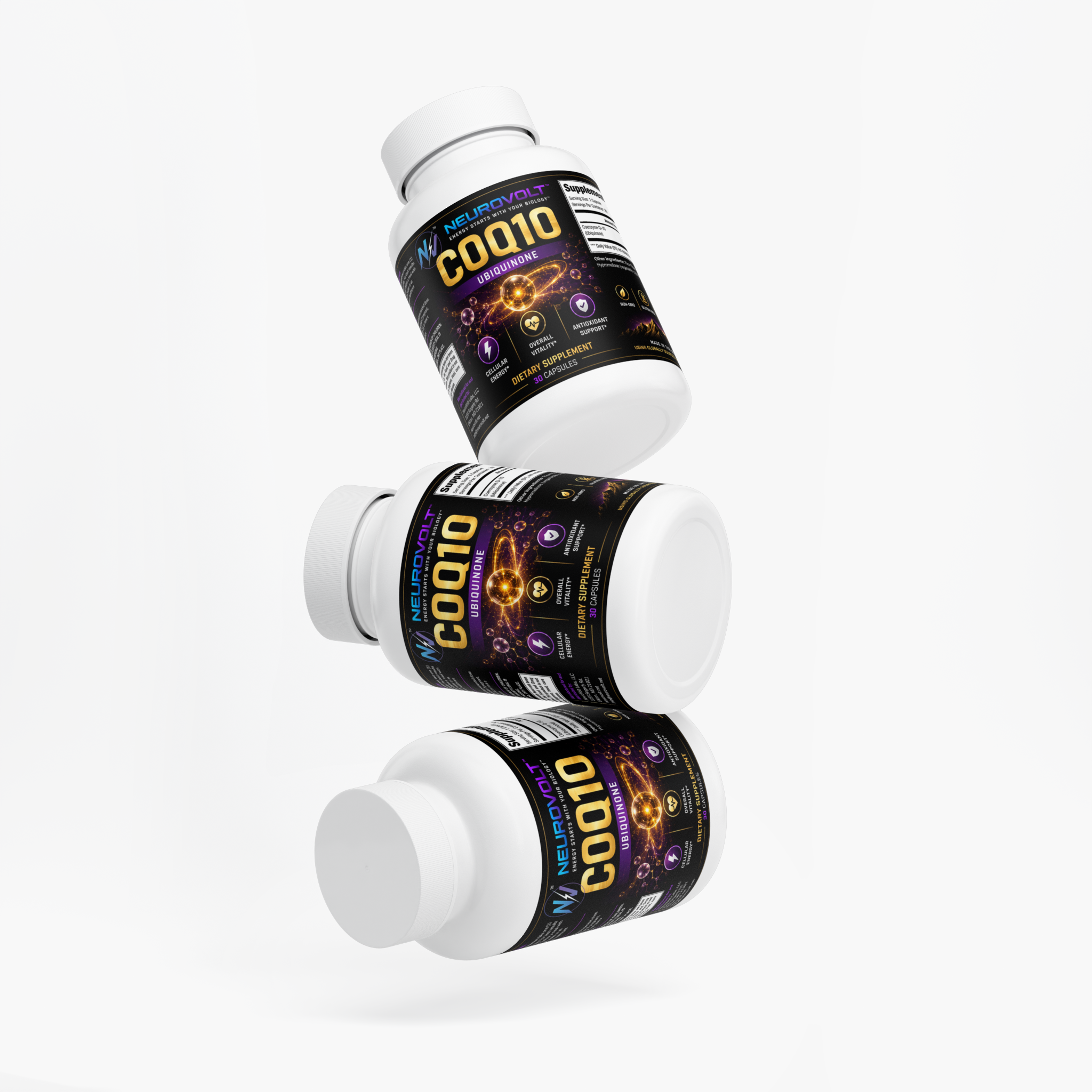NeuroVolt™ CoQ10 Ubiquinone 200 mg