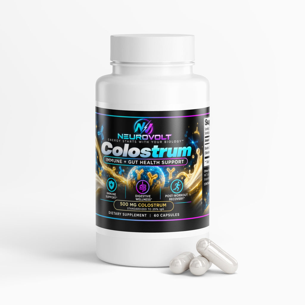 NeuroVolt™ Colostrum | Immune & Gut Health Support – 60 Capsules