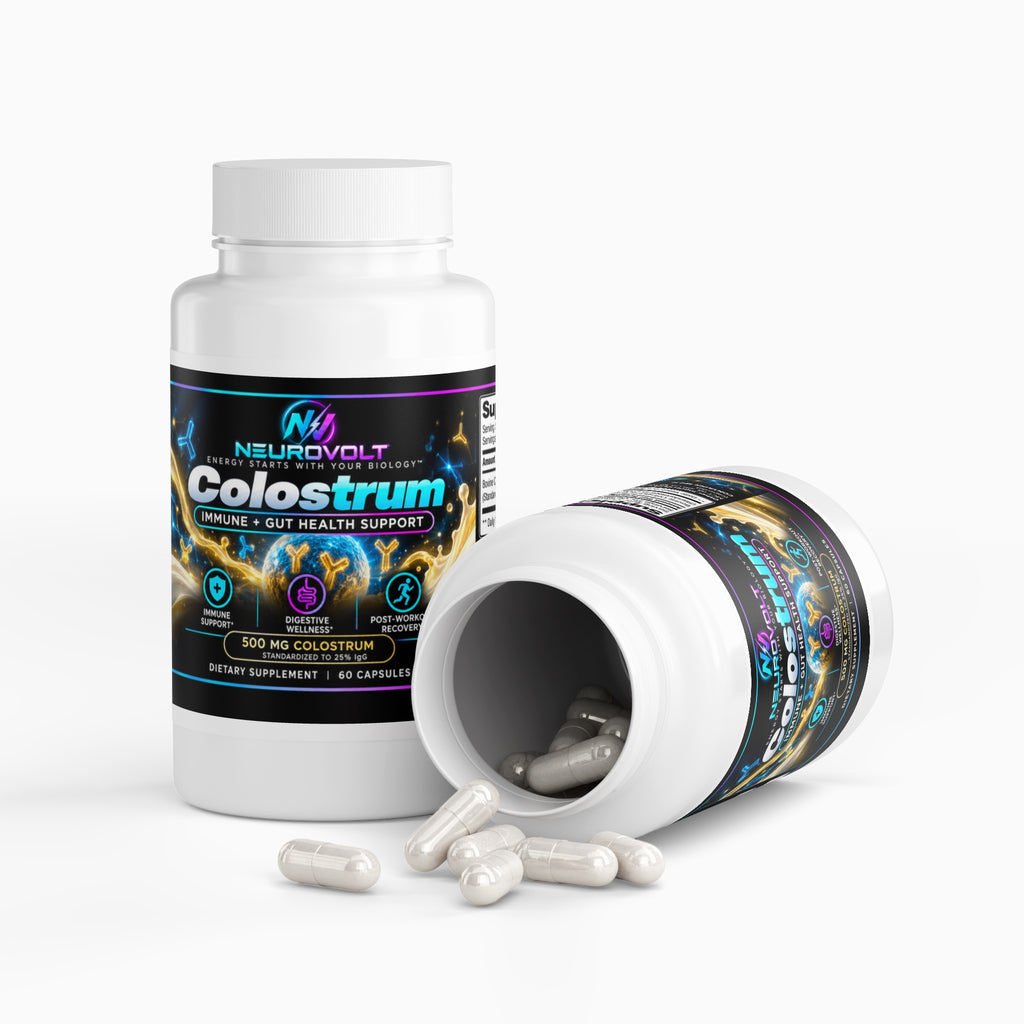 NeuroVolt™ Colostrum | Immune & Gut Health Support – 60 Capsules