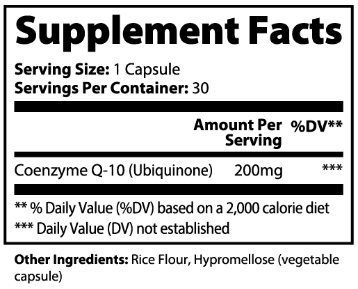 NeuroVolt™ CoQ10 Ubiquinone 200 mg